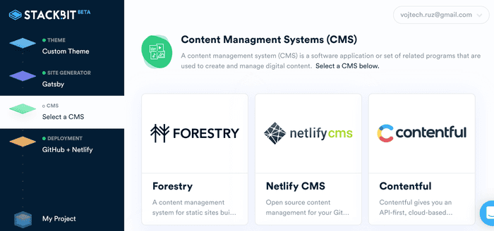 Selecting a CMS
